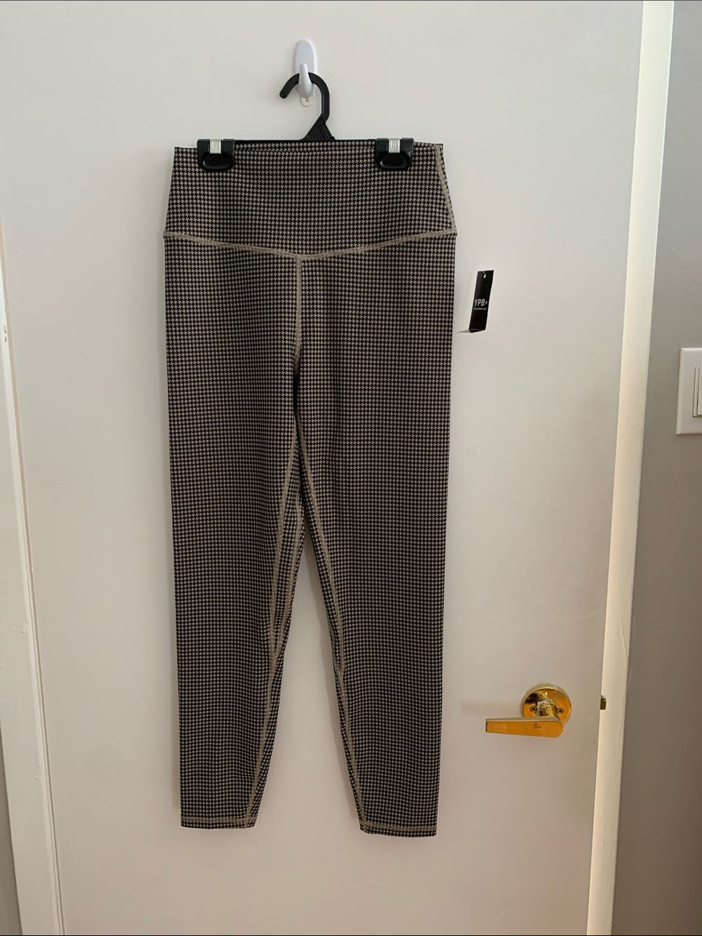 [M] A&F YPB sculptlux Houndstooth Leggings